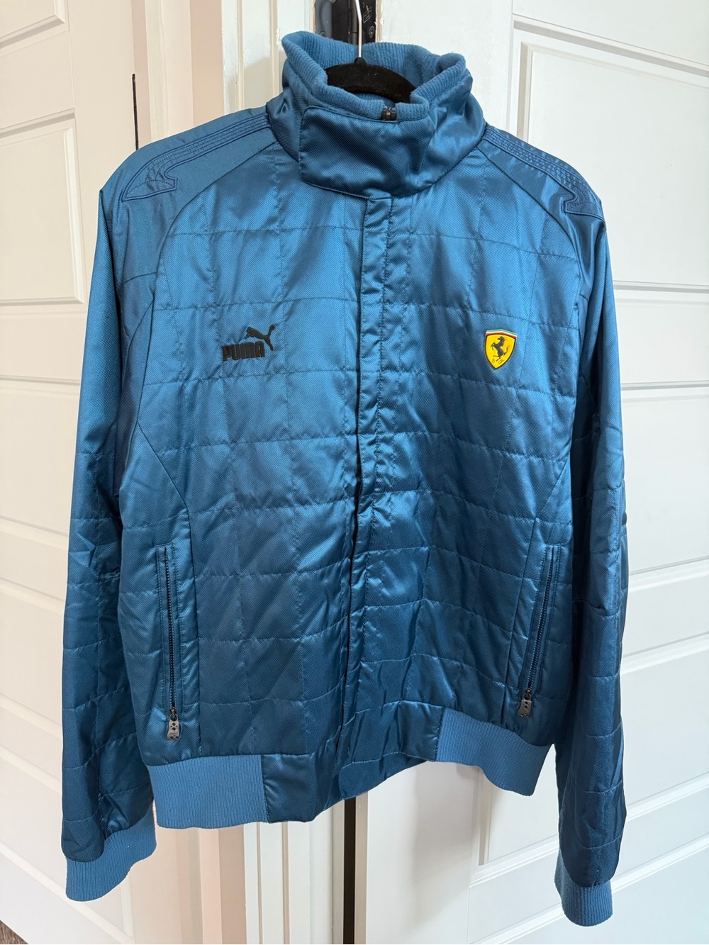 Puma x Ferrari Quilted Bomber Jacket